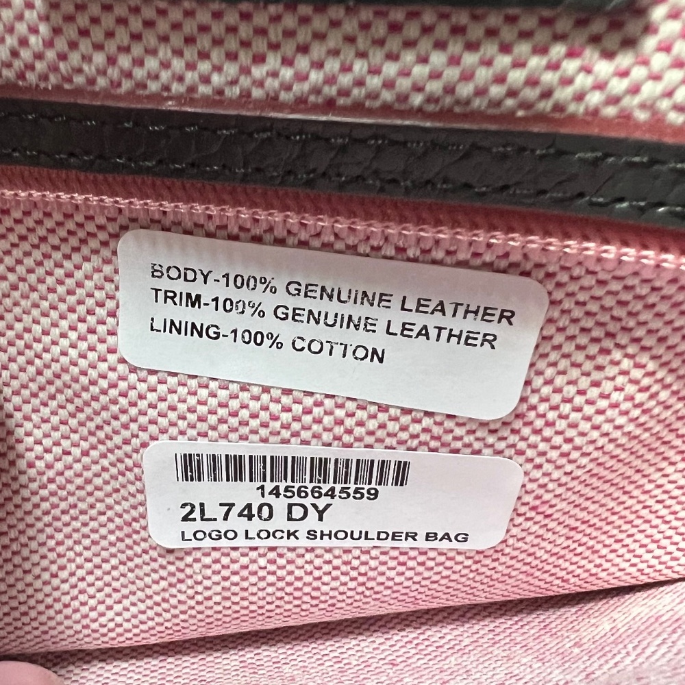 NEW Dooney and Bourke Leather Logo Lock Shoulder Bag+ Large Frame Purse. - Picture 8 of 9